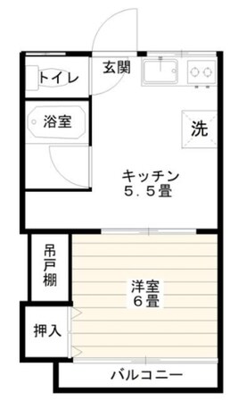 オオギハイツの物件間取画像